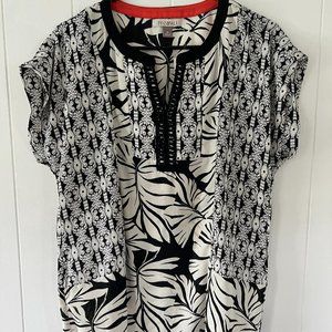 Roz & Ali Patterned Blouse (From Dress Barn)